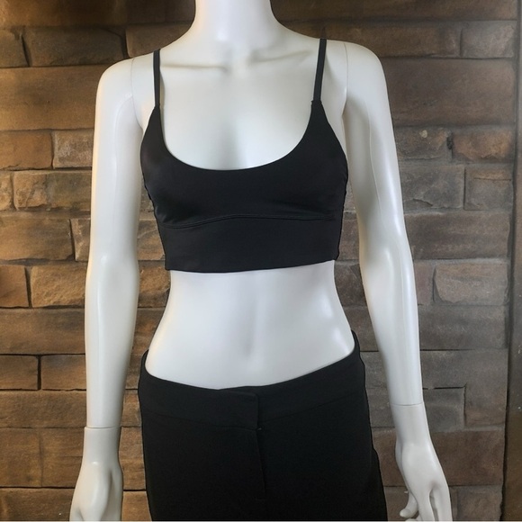 NWOT We Are Hah Black Cami Bralette Black Size Small - Picture 1 of 5